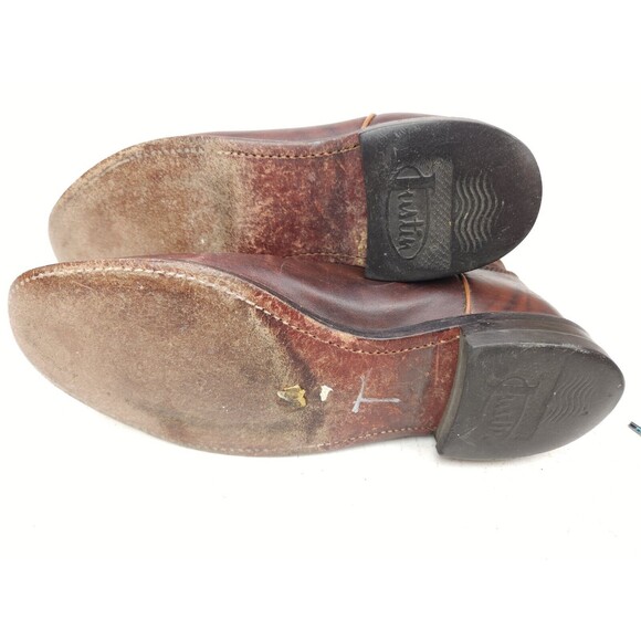 Women's Justin Roper 3163 Cowboy Boots Chestnut Deerlite Marbled Sz 6.5 B - Picture 11 of 11